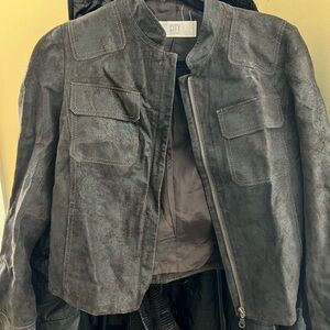 DKNYC Vintage Brown Leather Jacket